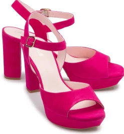 Sandalen|Horsch Schuhe Sandalette in Übergrößen Pink