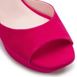 Sandalen|Horsch Schuhe Sandalette in Übergrößen Pink