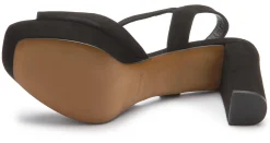 Sandalen|Horsch Schuhe Sandalette in Übergrößen Schwarz