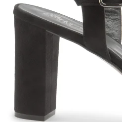 Sandalen|Horsch Schuhe Sandalette in Übergrößen Schwarz
