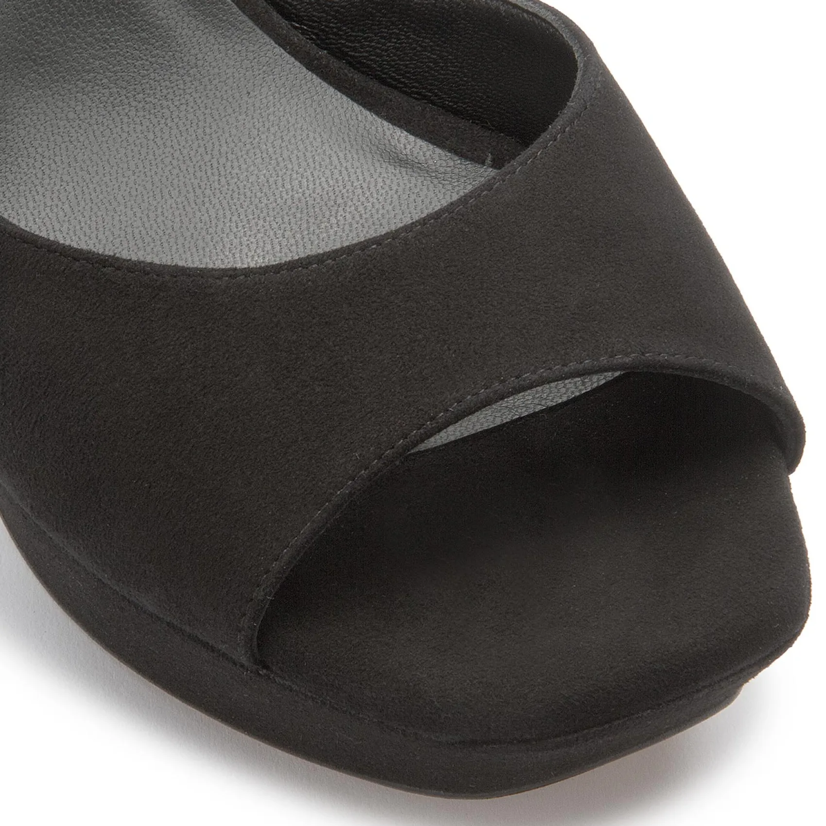 Sandalen|Horsch Schuhe Sandalette in Übergrößen Schwarz