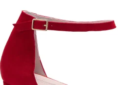 Sandalen|Horsch Schuhe Sandalette in Übergrößen Rot