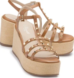 Sandalen|Horsch Schuhe Sandalette in Untergrößen Braun