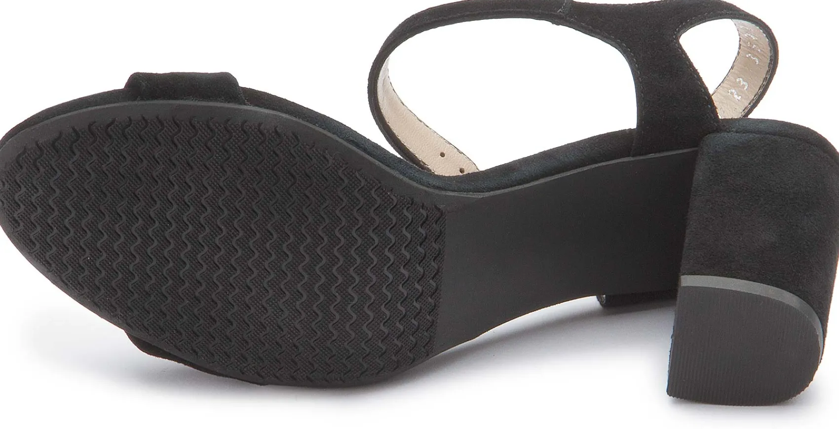Sandalen|Horsch Schuhe Sandalette in Untergrößen Schwarz