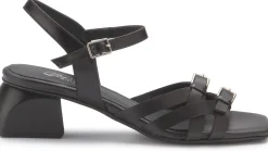 Sandalen|Horsch Schuhe Sandalette in Untergrößen Schwarz