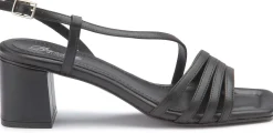 Sandalen|Horsch Schuhe Sandalette in Untergrößen Schwarz