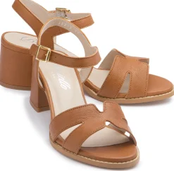 Sandalen|Horsch Schuhe Sandalette in Untergrößen Braun