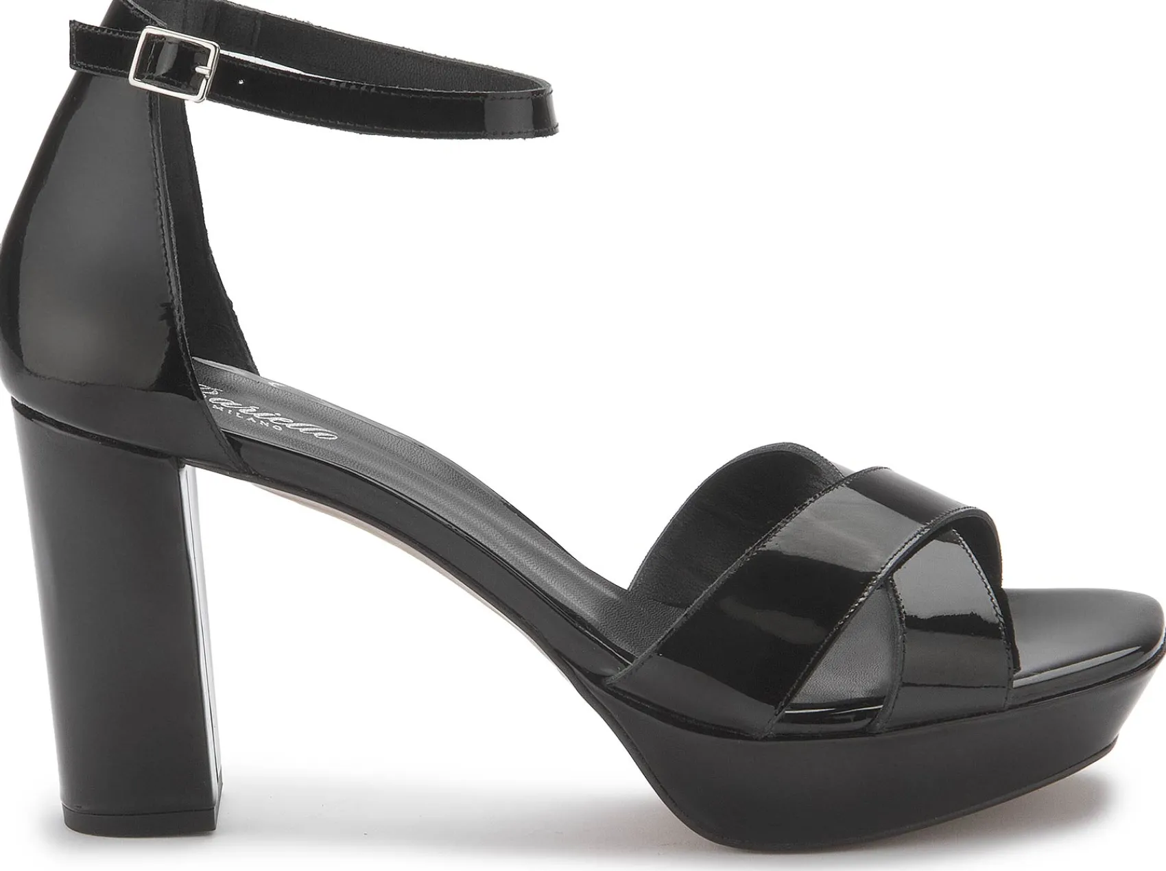 Sandalen|High Heels|Horsch Schuhe Sandalette in Untergrößen Schwarz