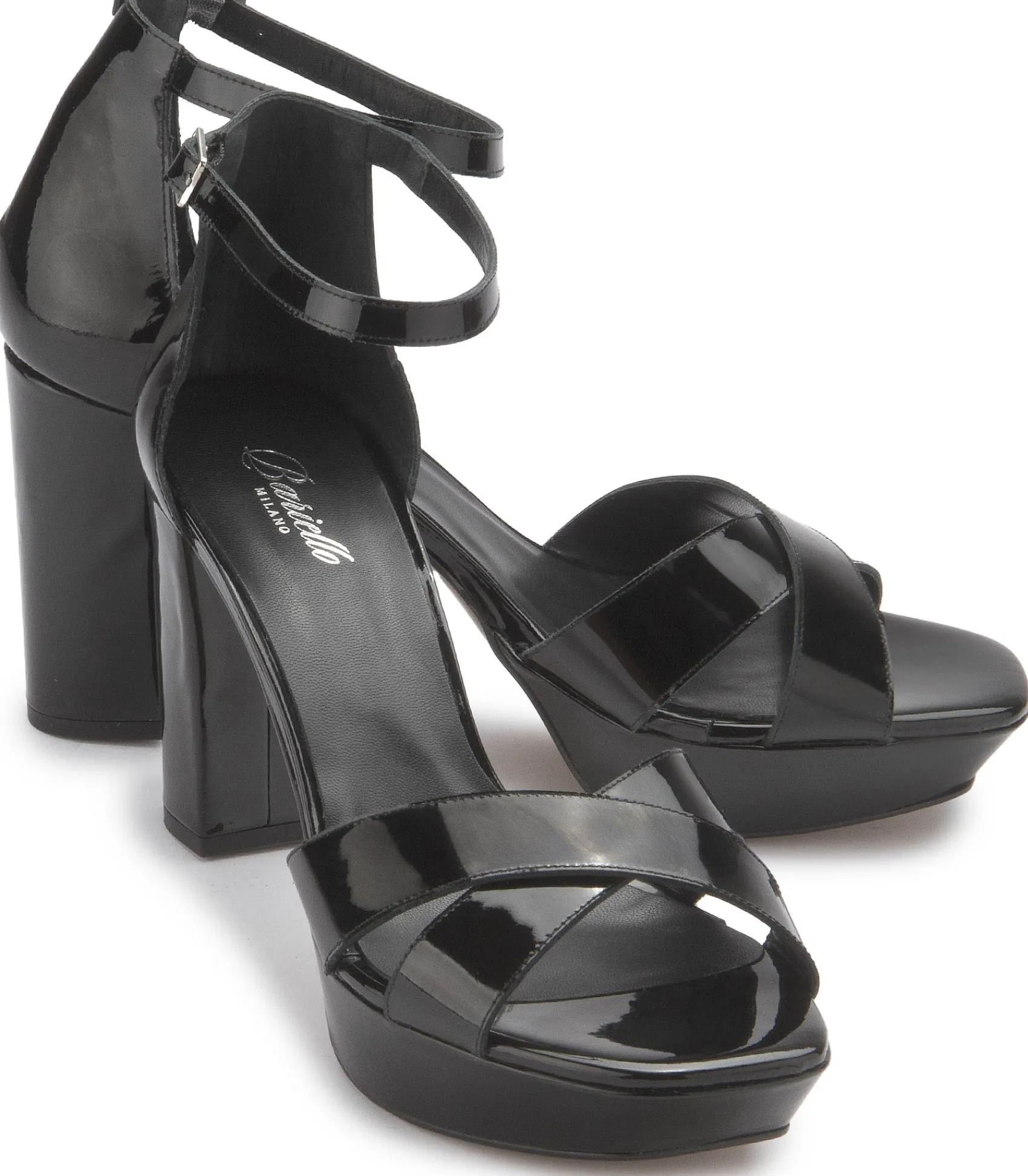 Sandalen|High Heels|Horsch Schuhe Sandalette in Untergrößen Schwarz