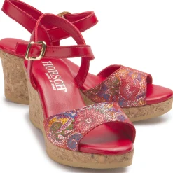 Sandalen|Horsch Schuhe Sandalette in Untergrößen Rot