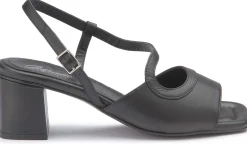 Sandalen|Horsch Schuhe Sandalette in Untergrößen Schwarz