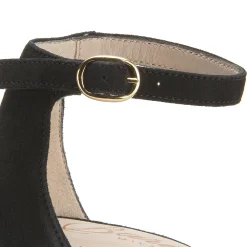 Sandalen|Horsch Schuhe Sandalette in Untergrößen Schwarz