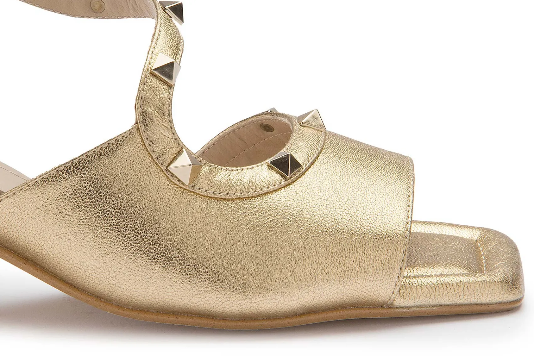 Sandalen|Horsch Schuhe Sandalette in Untergrößen Gold