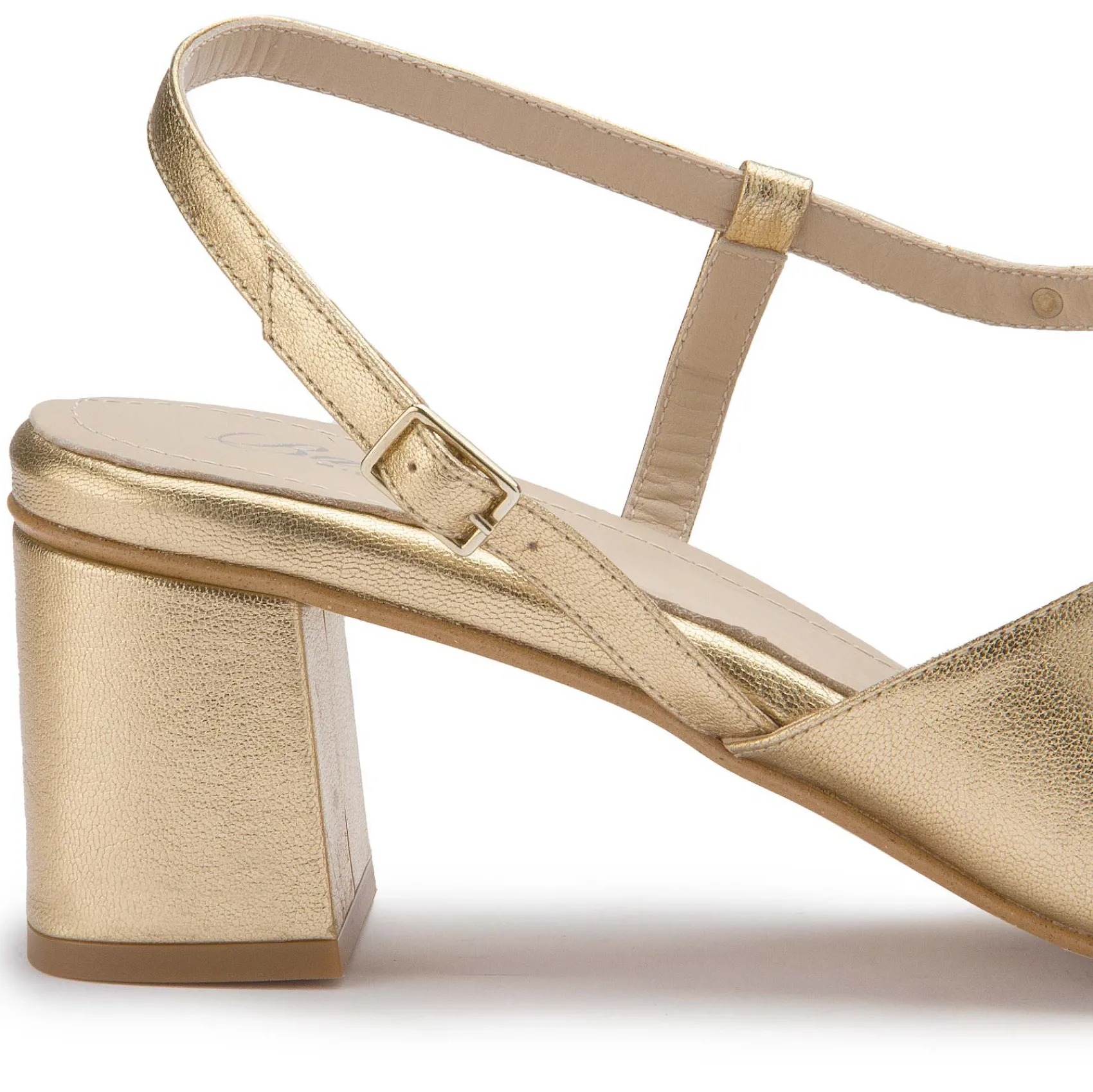Sandalen|Horsch Schuhe Sandalette in Untergrößen Gold