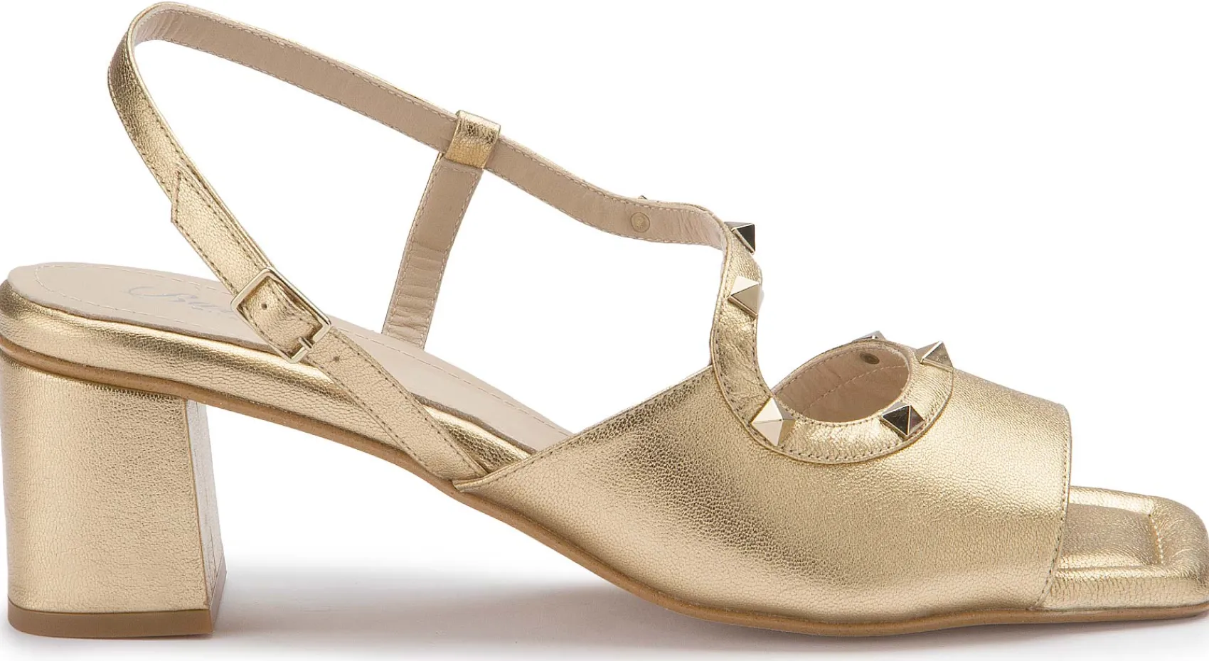 Sandalen|Horsch Schuhe Sandalette in Untergrößen Gold