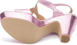 Sandalen|Horsch Schuhe Sandalette in Untergrößen Rosa