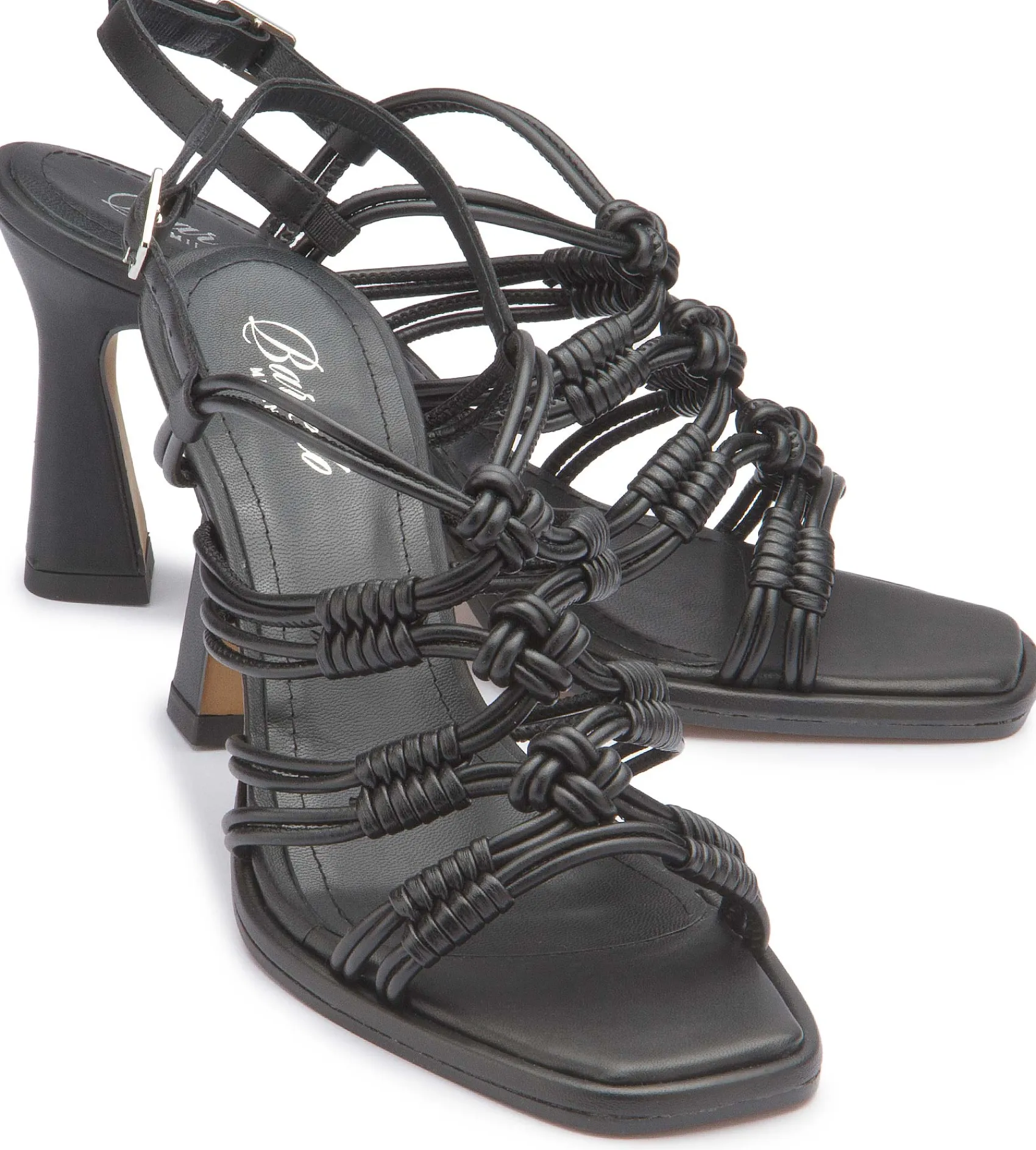 Sandalen|Horsch Schuhe Sandalette in Untergrößen Schwarz