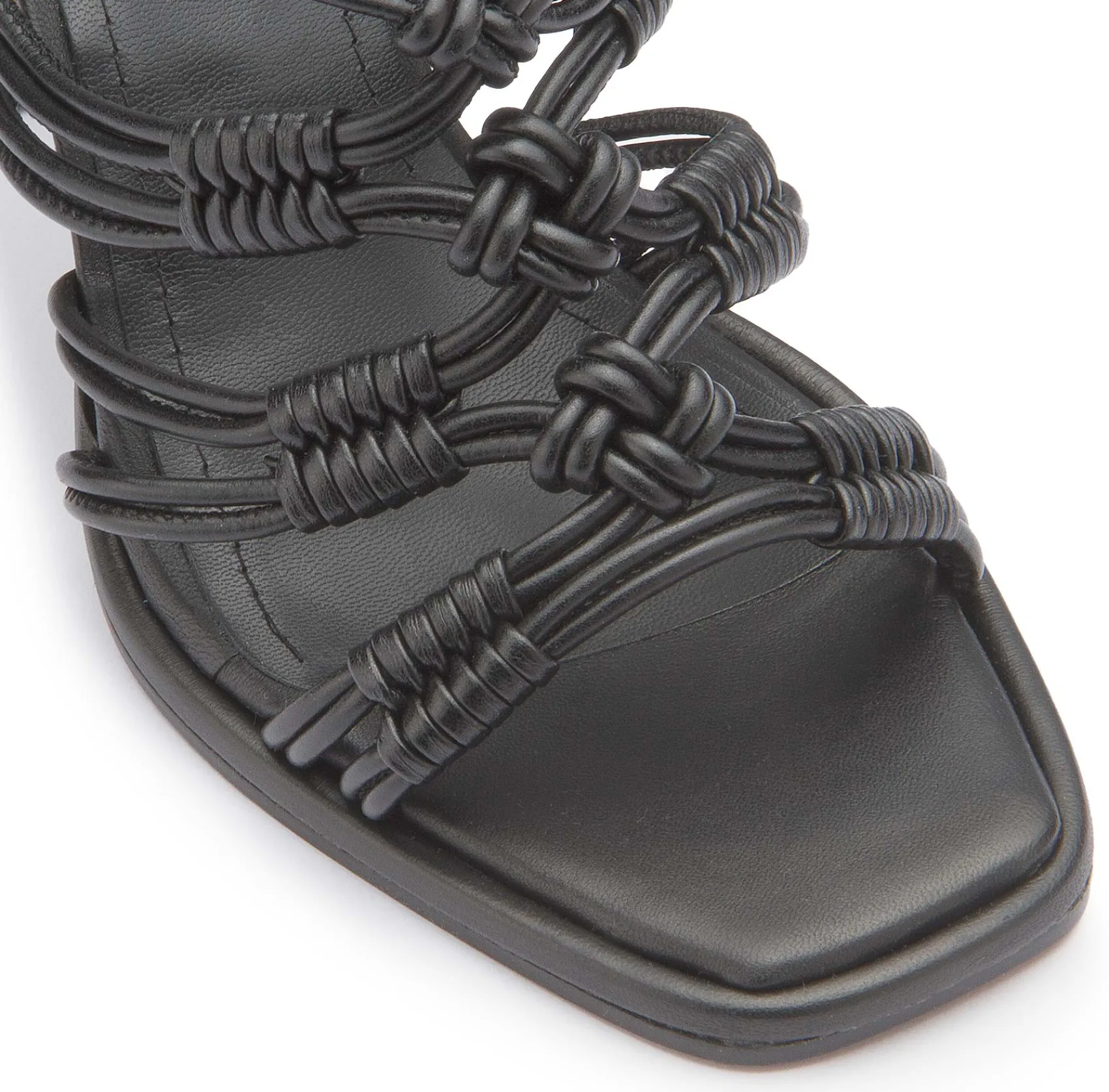 Sandalen|Horsch Schuhe Sandalette in Untergrößen Schwarz