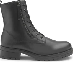 Stiefeletten|Gabor Schnürboot in Übergrößen Schwarz