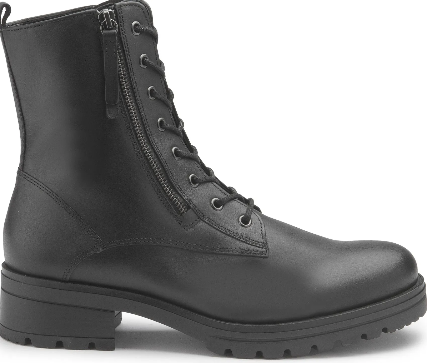 Stiefeletten|Gabor Schnürboot in Übergrößen Schwarz