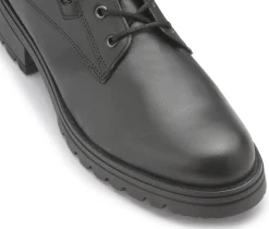 Stiefeletten|Gabor Schnürboot in Übergrößen Schwarz