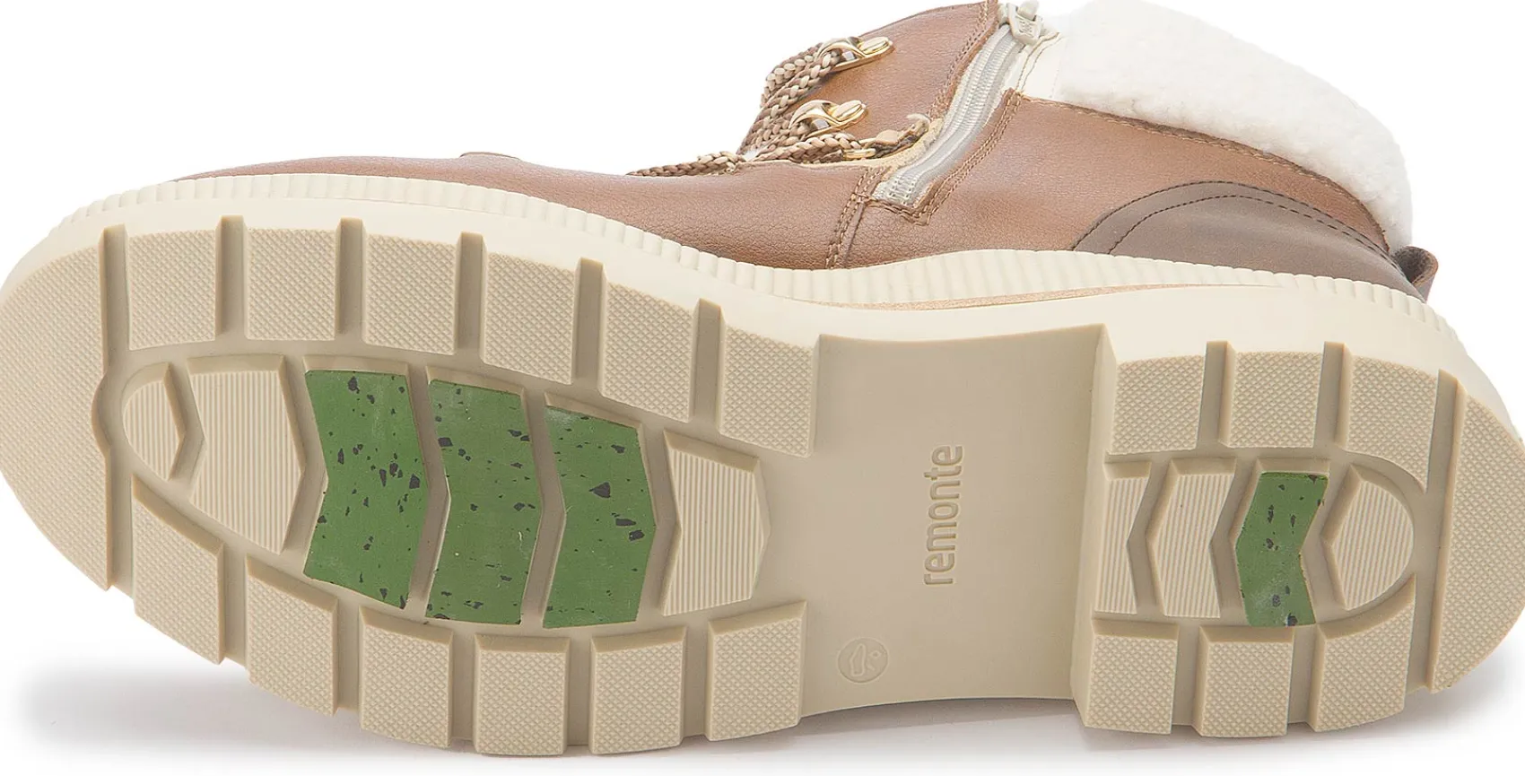 Stiefeletten|Boots|Remonte Schnürboot in Übergrößen