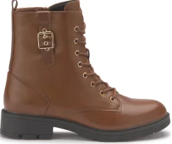 Stiefeletten|Fitters Schnürboot in Übergrößen Braun