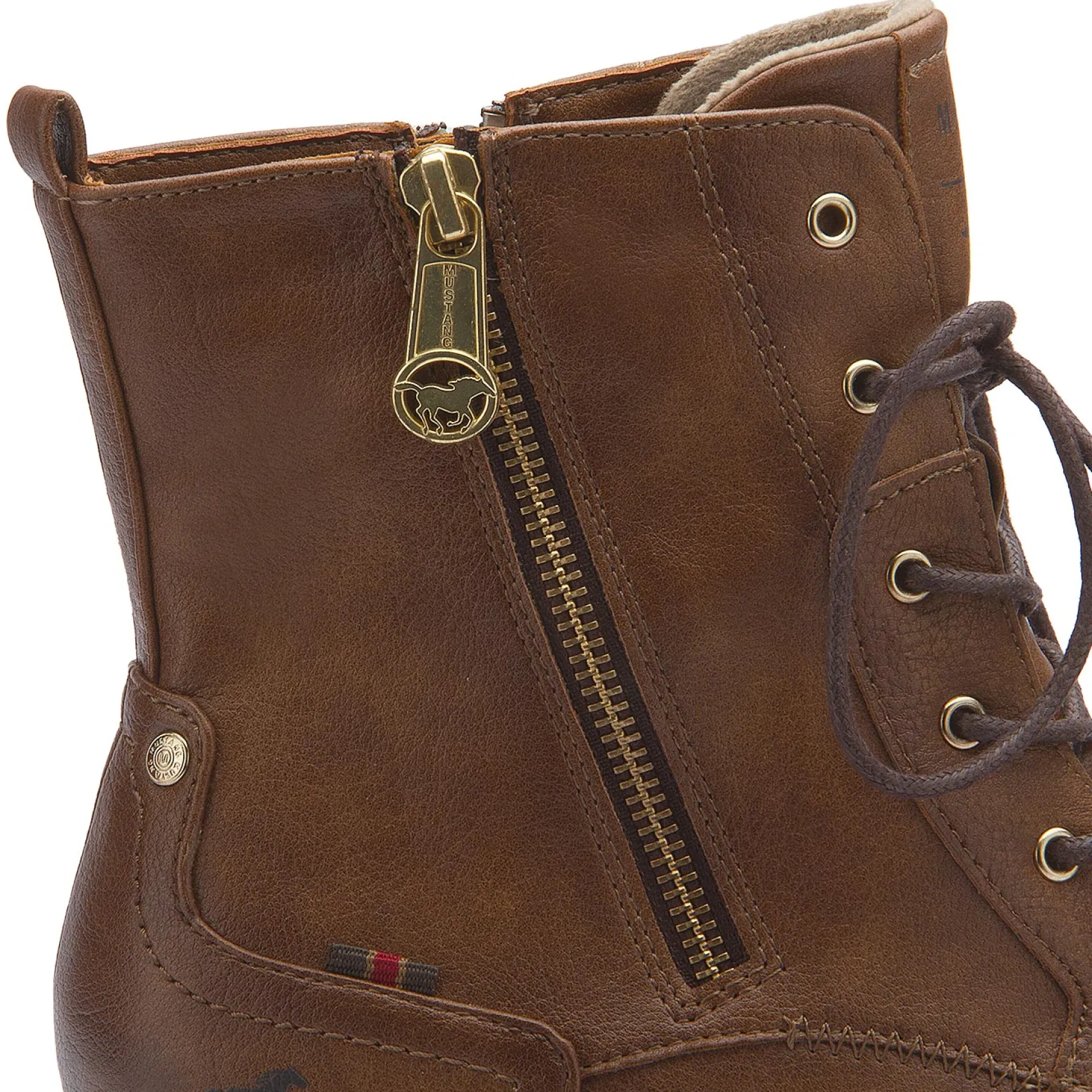 Stiefeletten|Mustang Damen Schnürboot in Übergrößen