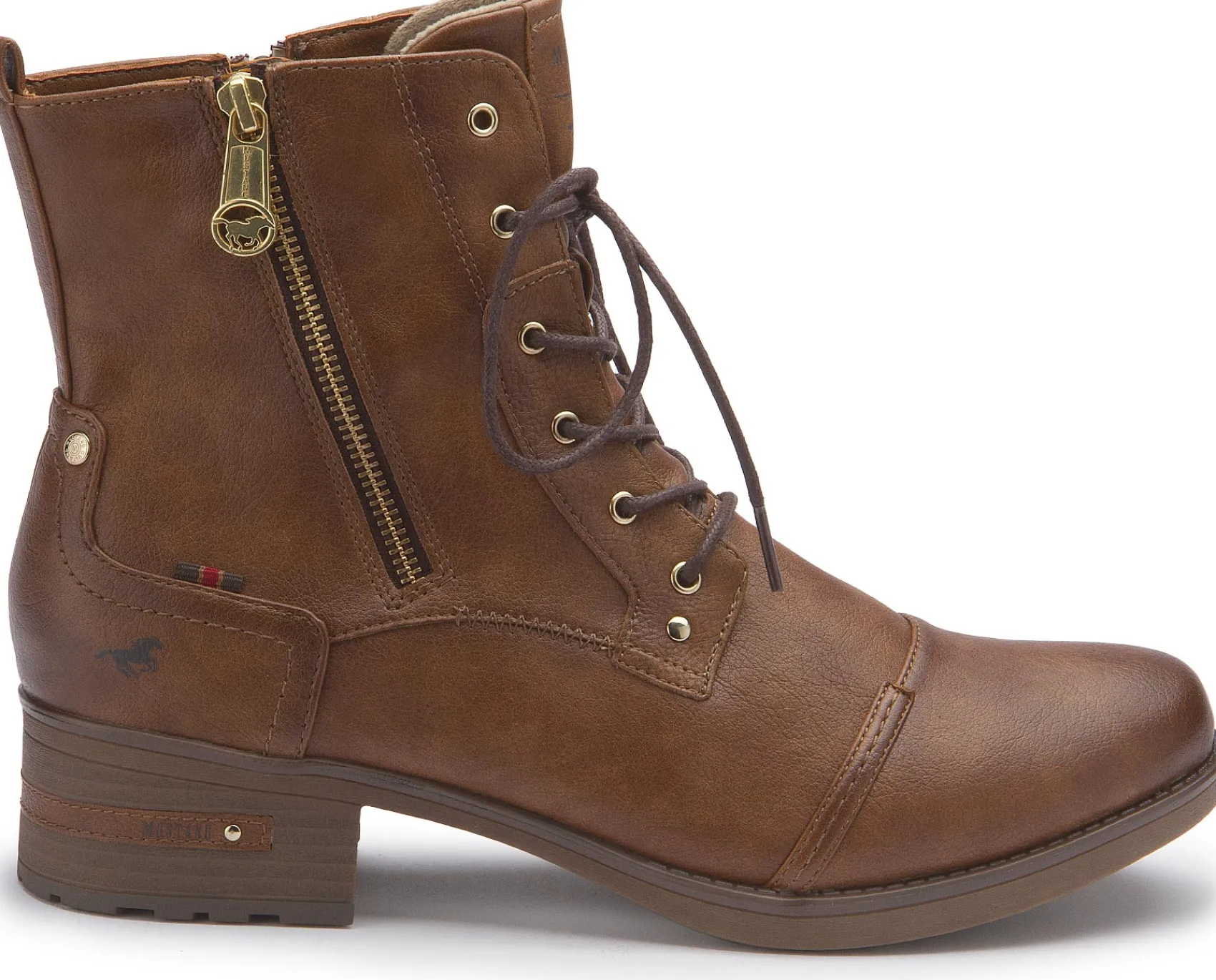 Stiefeletten|Mustang Damen Schnürboot in Übergrößen