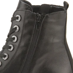 Stiefeletten|Remonte Schnürboot in Übergrößen Schwarz