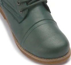 Stiefeletten|Horsch Schuhe Schnürboot in Übergrößen Grün