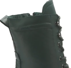 Stiefeletten|Horsch Schuhe Schnürboot in Übergrößen Grün