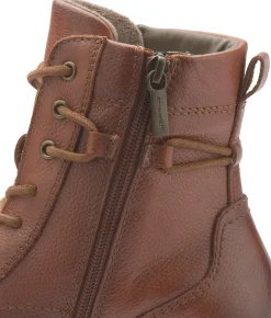 Stiefeletten|Tamaris Schnürboot in Übergrößen Braun
