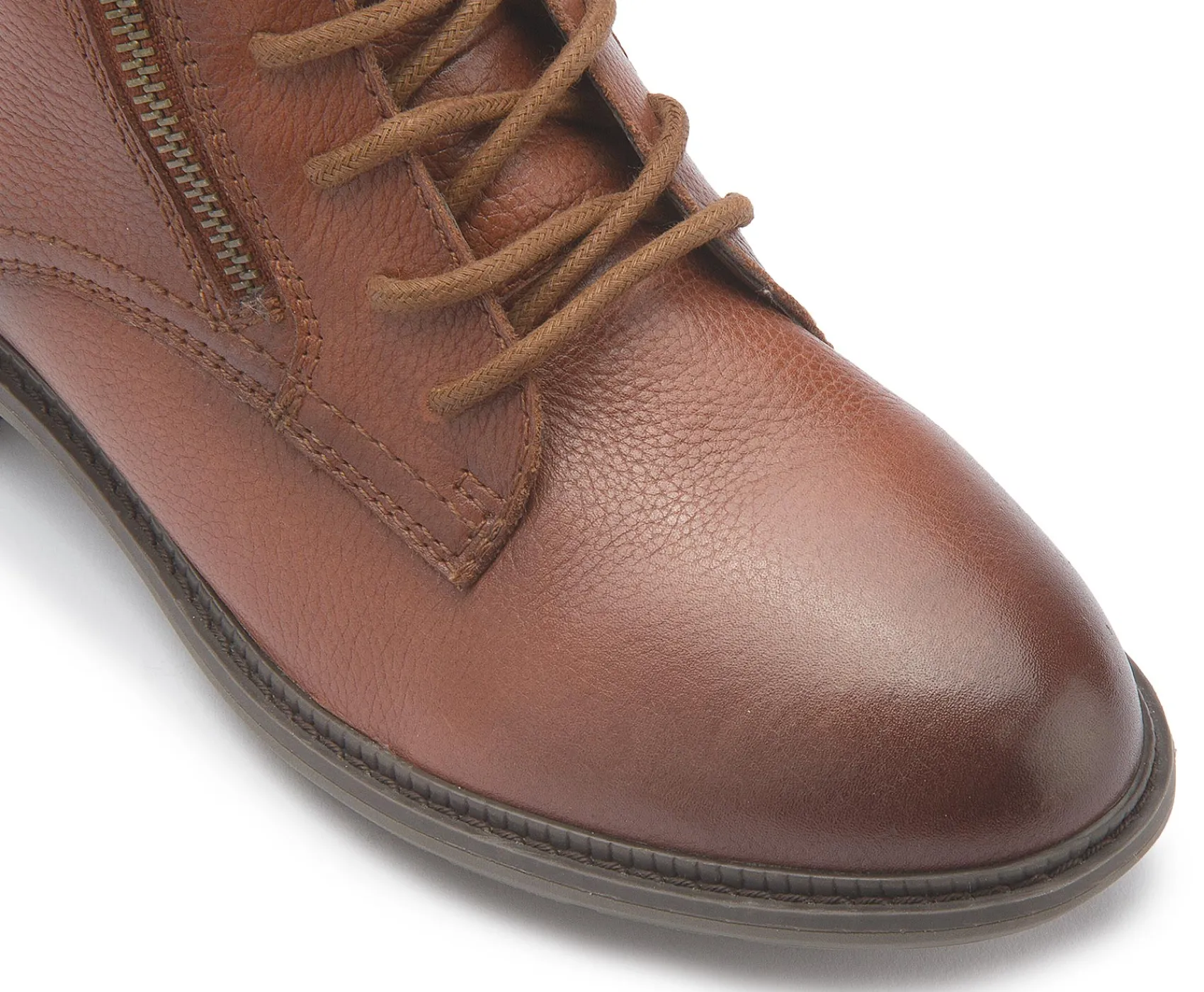 Stiefeletten|Tamaris Schnürboot in Übergrößen Braun