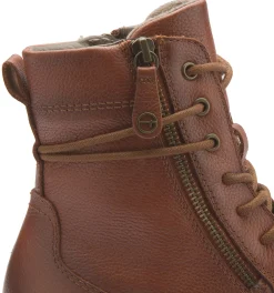 Stiefeletten|Tamaris Schnürboot in Übergrößen Braun