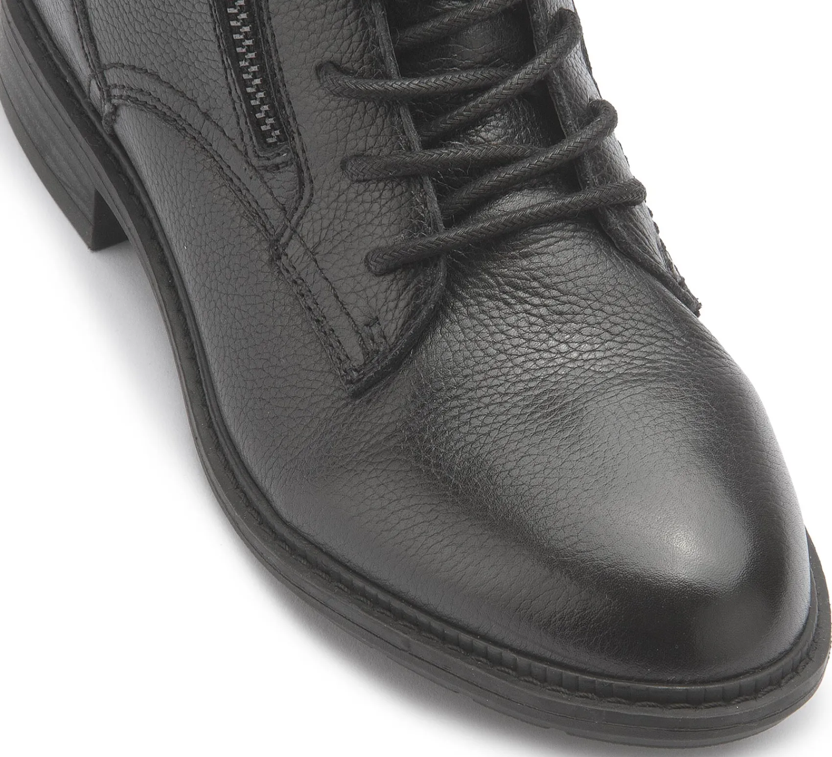 Stiefeletten|Tamaris Schnürboot in Übergrößen Schwarz