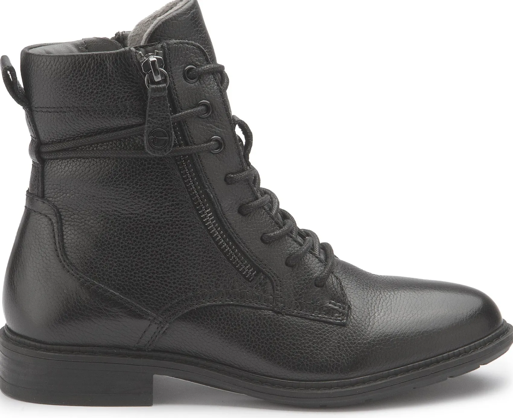 Stiefeletten|Tamaris Schnürboot in Übergrößen Schwarz
