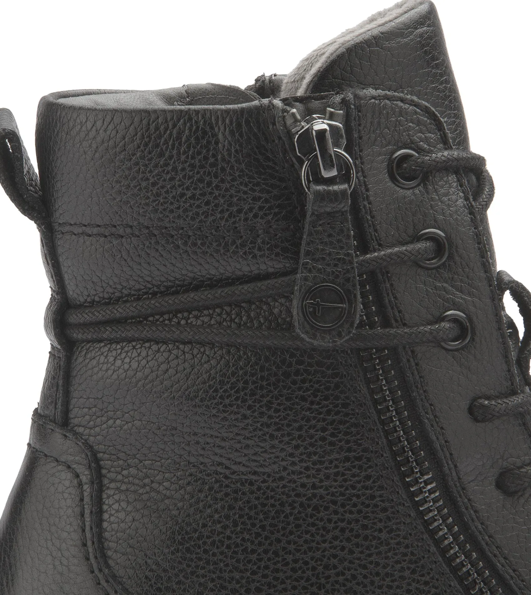 Stiefeletten|Tamaris Schnürboot in Übergrößen Schwarz