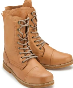 Stiefeletten|Boots|Horsch Schuhe Schnürboot in Übergrößen Braun