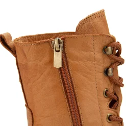 Stiefeletten|Boots|Horsch Schuhe Schnürboot in Übergrößen Braun