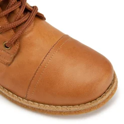 Stiefeletten|Boots|Horsch Schuhe Schnürboot in Übergrößen Braun