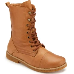 Stiefeletten|Boots|Horsch Schuhe Schnürboot in Übergrößen Braun