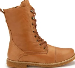 Stiefeletten|Boots|Horsch Schuhe Schnürboot in Übergrößen Braun