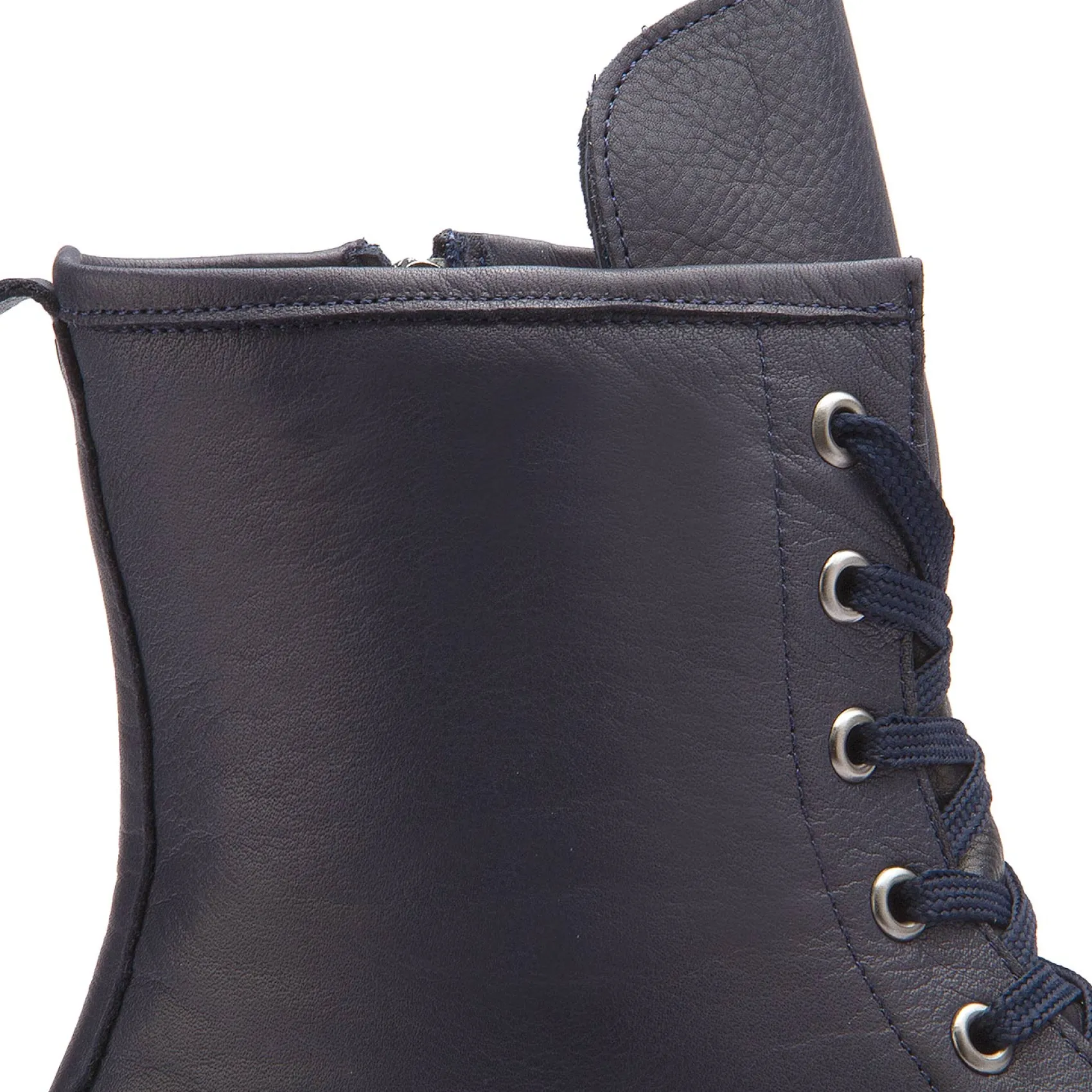 Stiefeletten|Boots|Horsch Schuhe Schnürboot in Übergrößen Blau