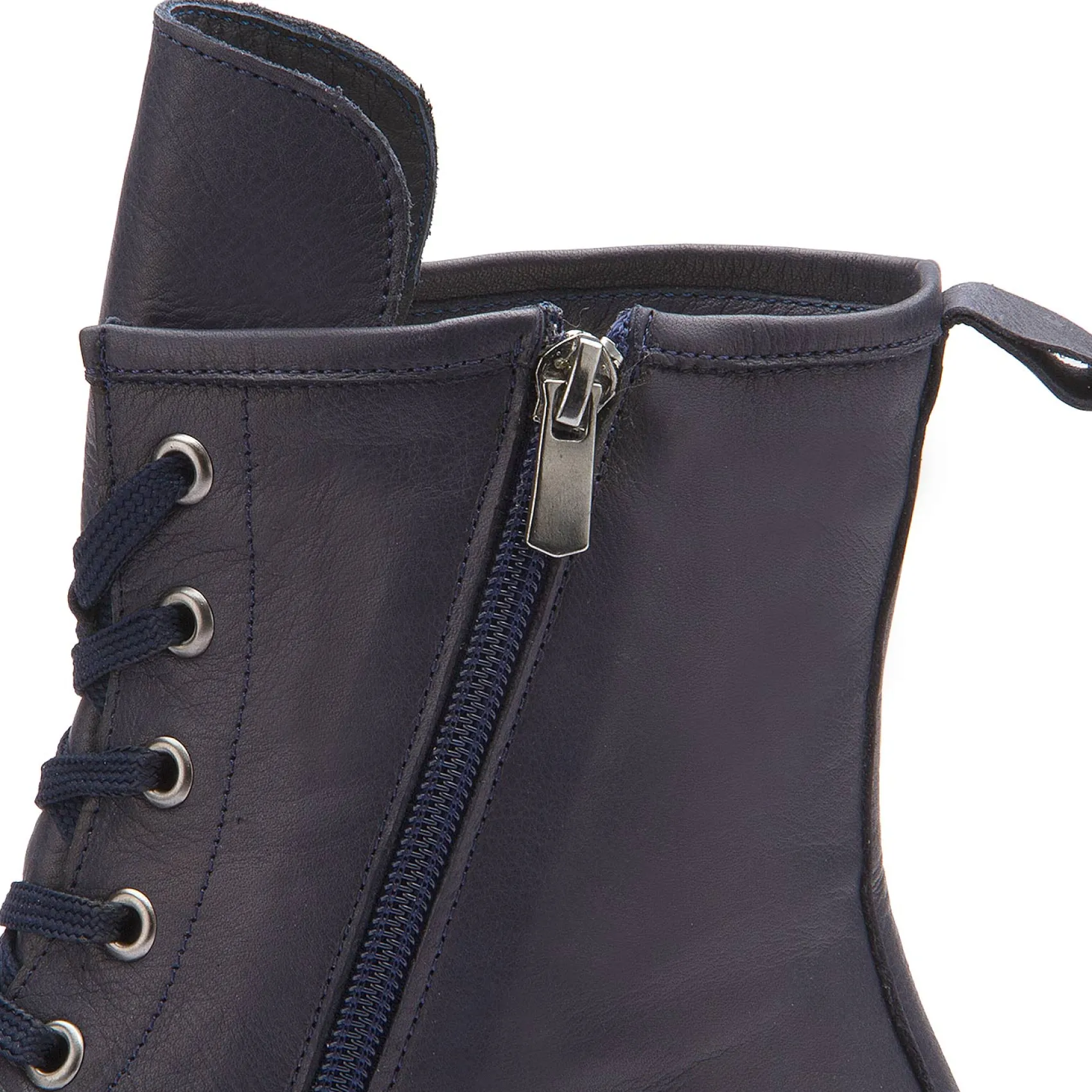 Stiefeletten|Boots|Horsch Schuhe Schnürboot in Übergrößen Blau