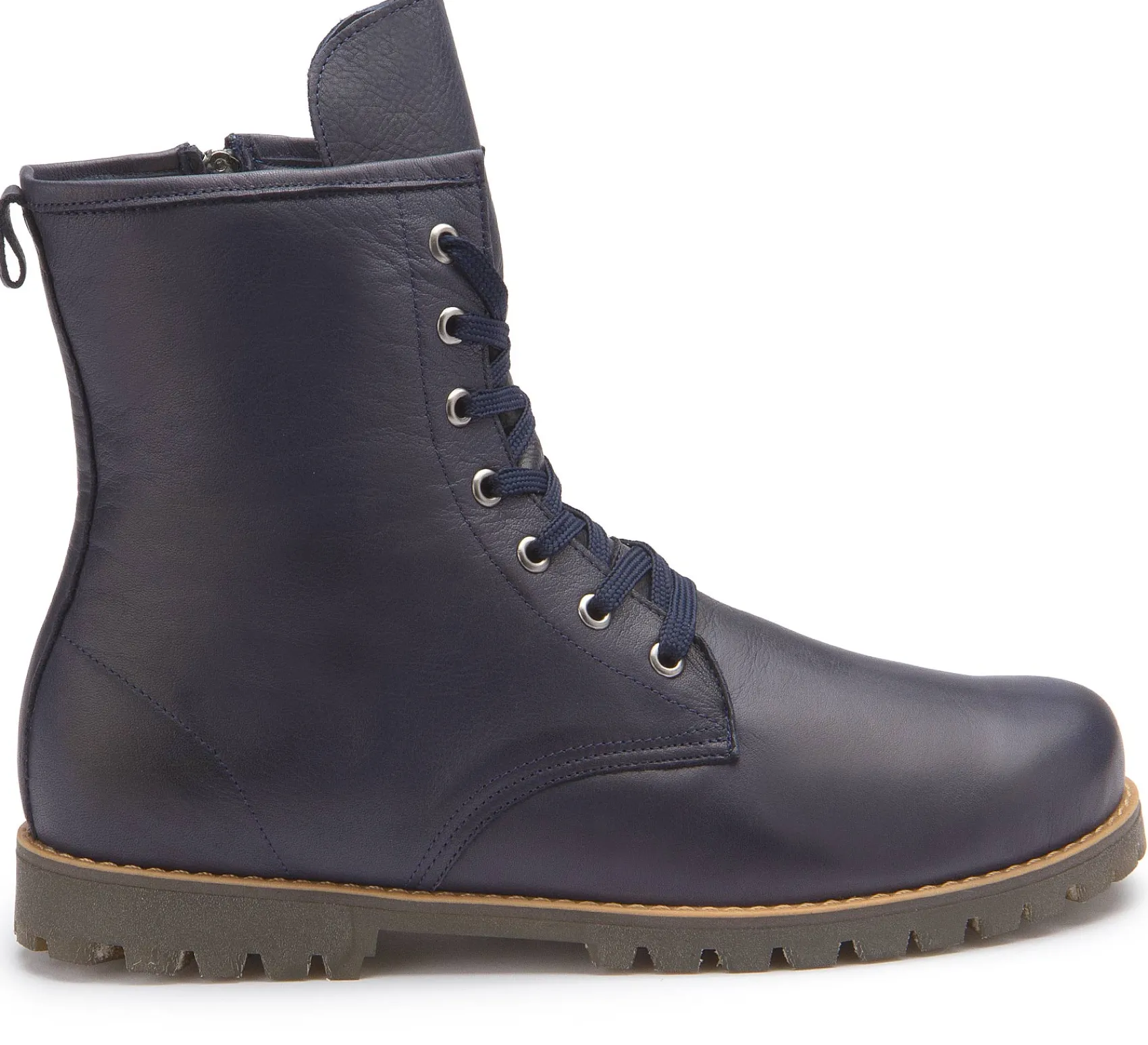 Stiefeletten|Boots|Horsch Schuhe Schnürboot in Übergrößen Blau