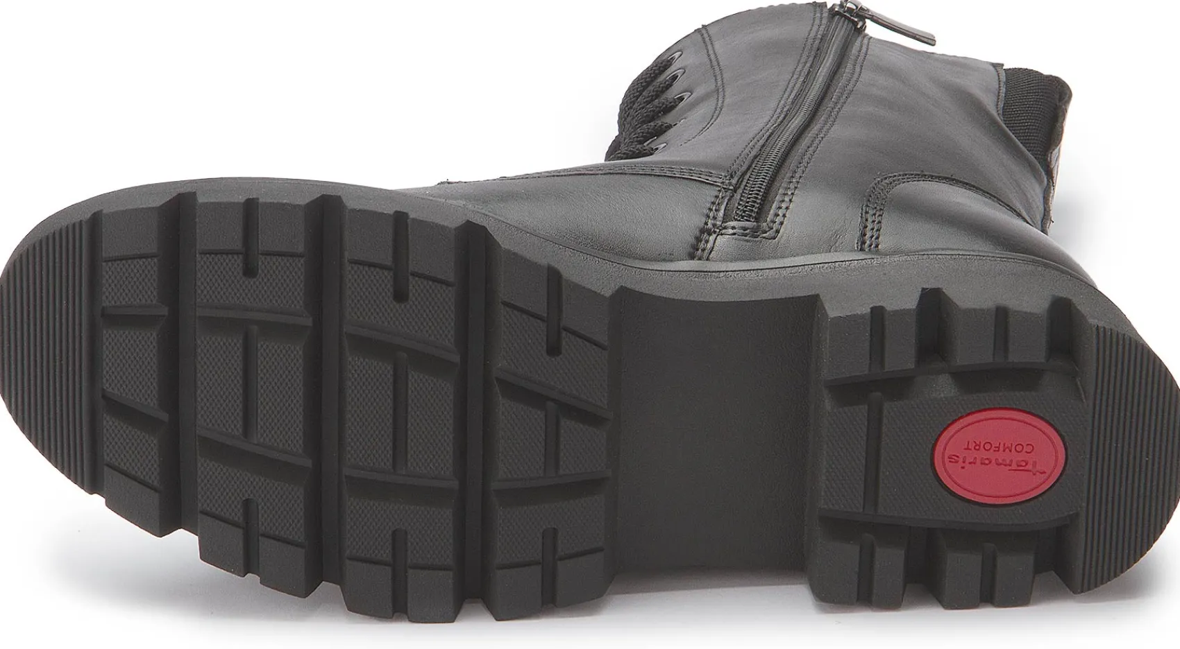Stiefeletten|Schnürschuhe|Tamaris Schnürboot in Übergrößen Schwarz