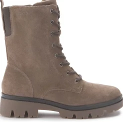 Stiefeletten|Schnürschuhe|Tamaris Schnürboot in Übergrößen Braun