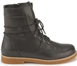 Stiefeletten|Horsch Schuhe Schnürboot in Übergrößen Schwarz
