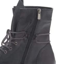 Stiefeletten|Horsch Schuhe Schnürboot in Übergrößen Blau